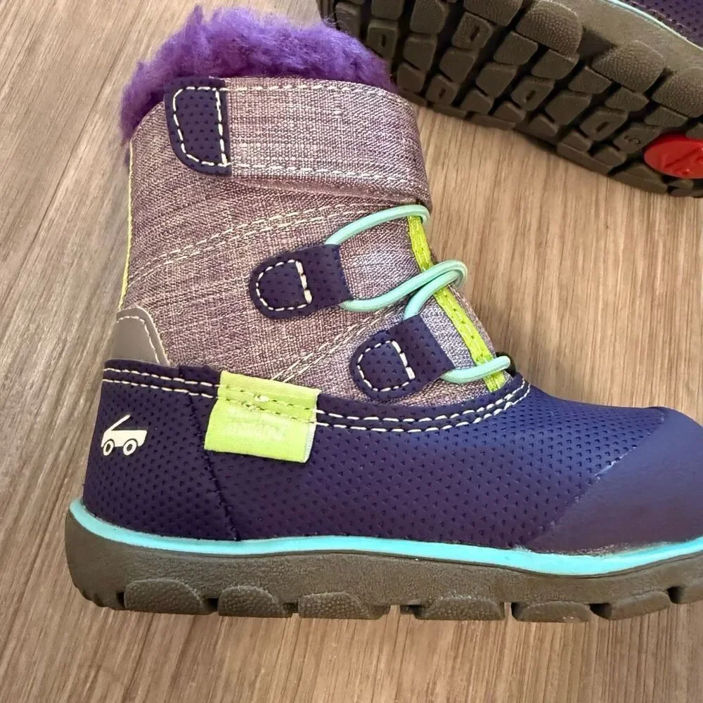 See Kai Run Gilman Waterproof Insulated Boots in purple size 5 toddler